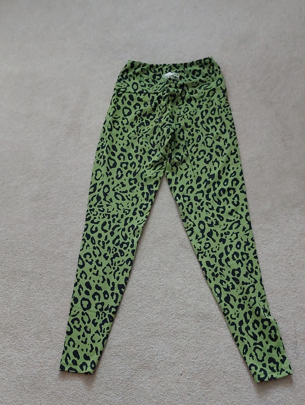 BBB Woman  Green Leopard Print Leggings